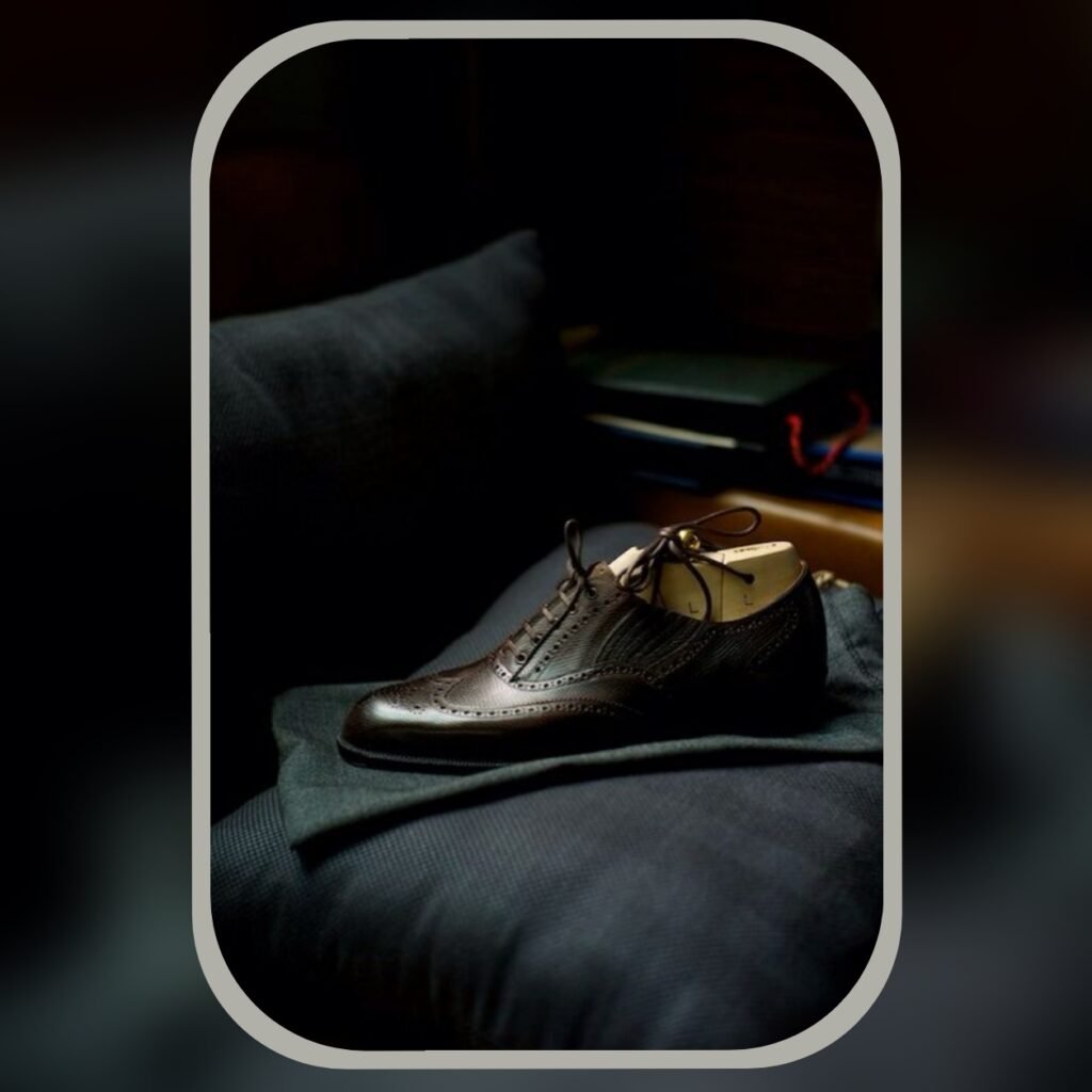 This is talking about a formal shoe that has offers and discounts.